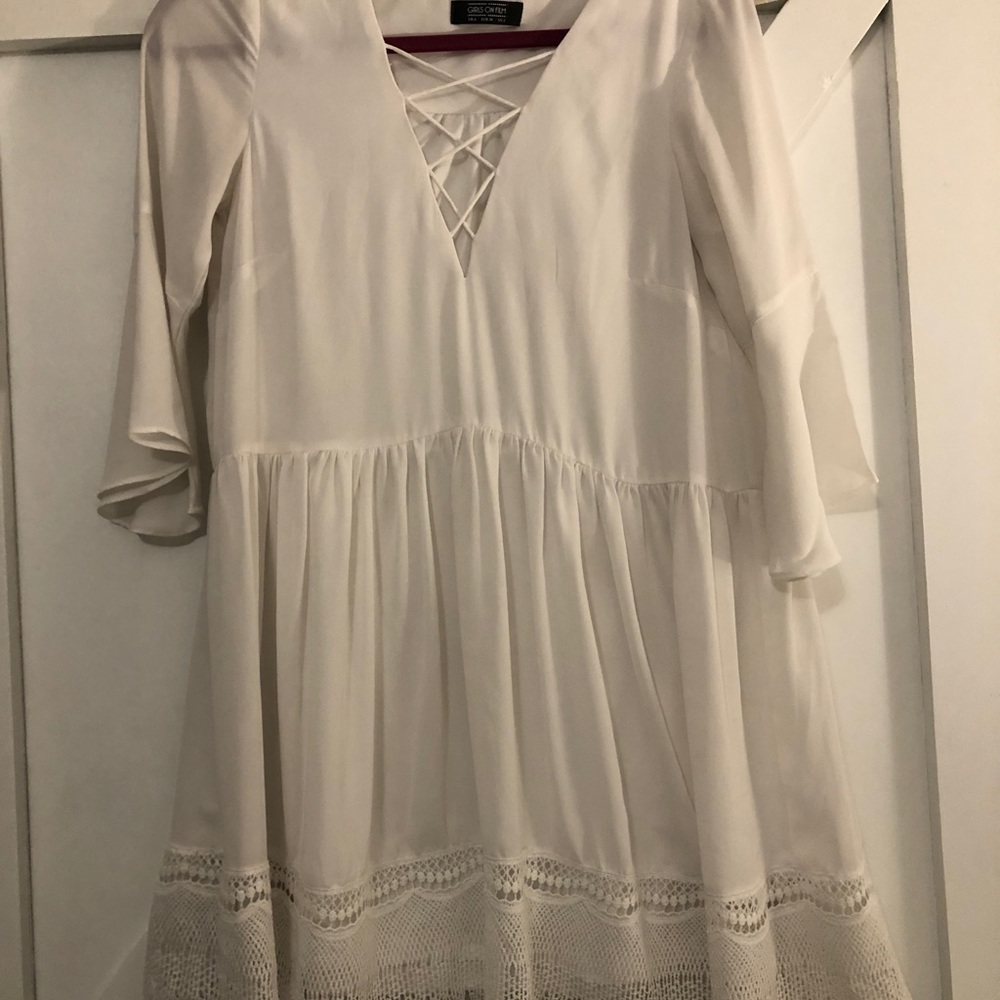White summer dress